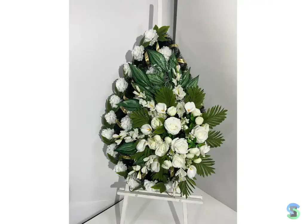 Венок ритуальный "Опера" 90 см.